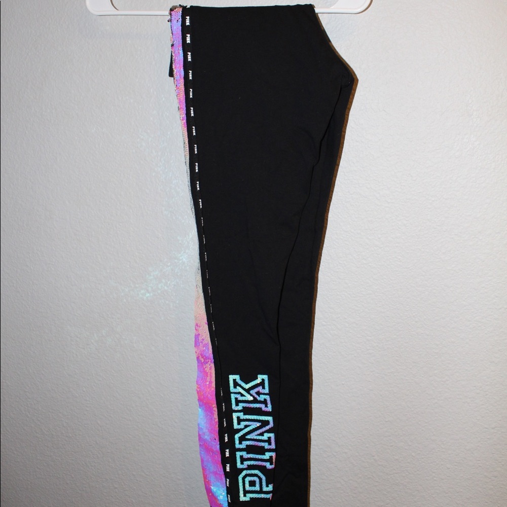 PINK Leggings with Sequins